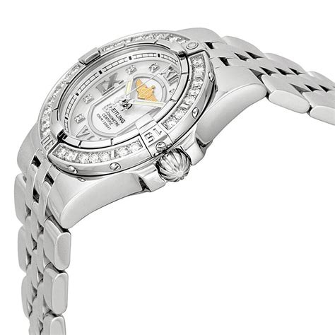 Breitling Starliner 30mm Diamond White Mother of Pearl Ladies 